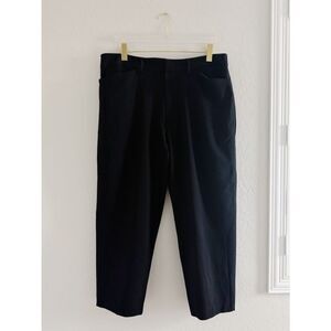 Icebreaker Wool Crop Straight Leg Tech Pants in Black Size XL